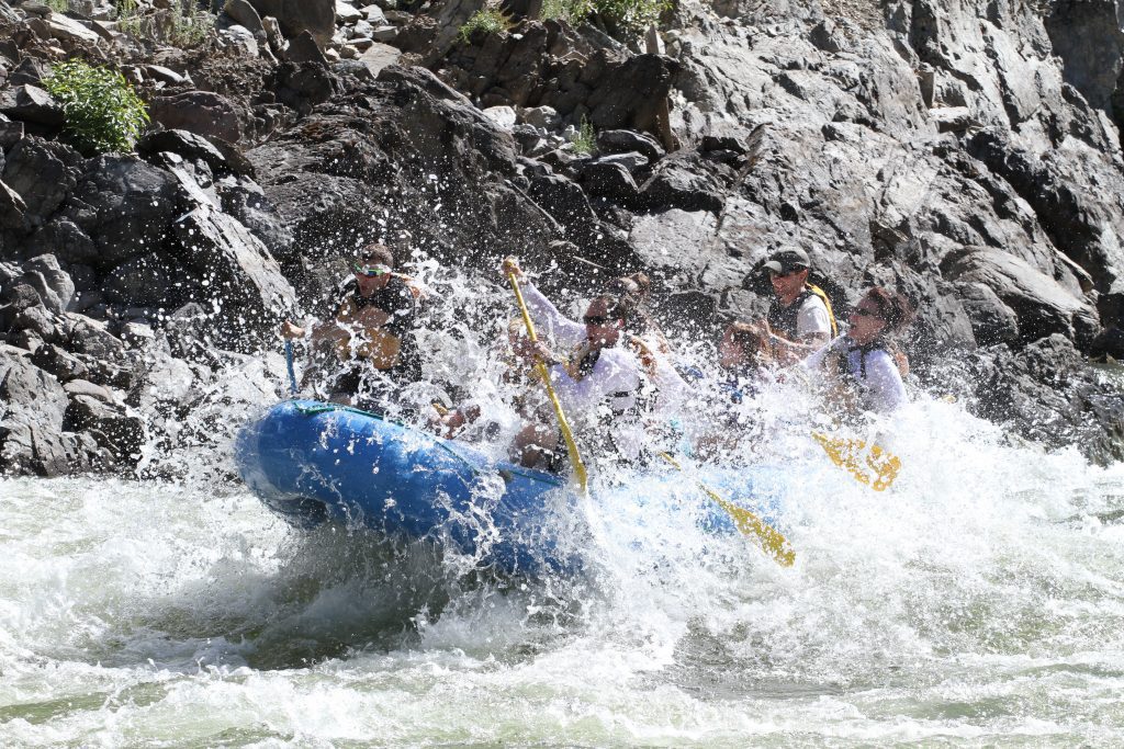 Whitewater Rafting in Clark Fork Wiley E. Waters