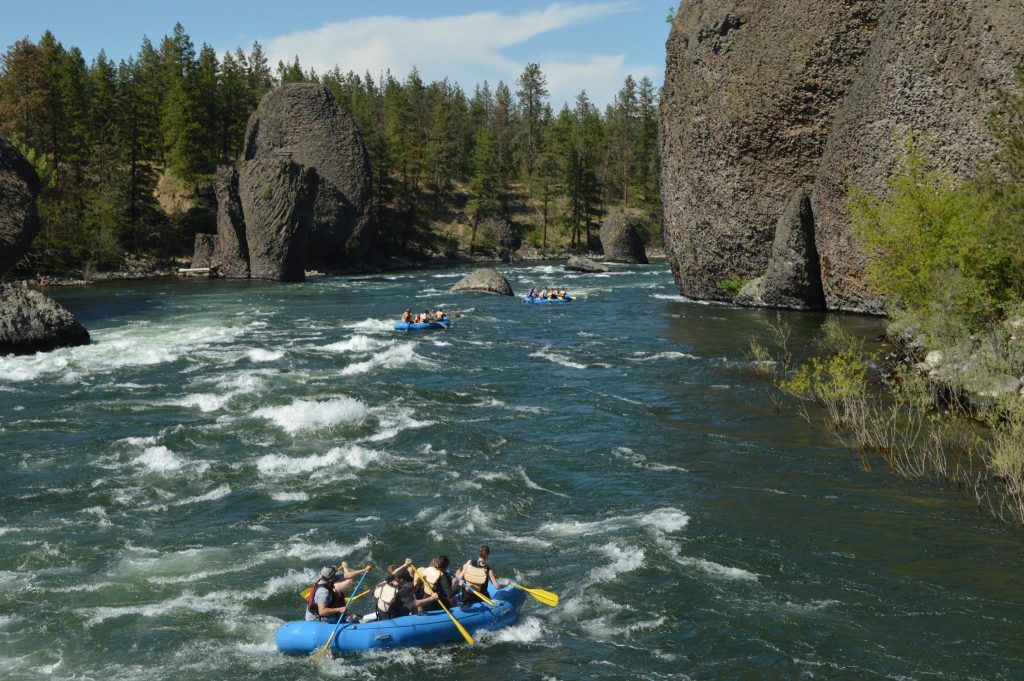 Whitewater Rafting in Spokane Wiley E. Waters